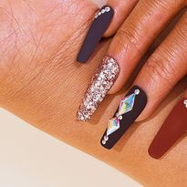 How-to: Sparkling Autumn Gel Manicure from MelodySusie