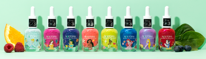 The Nailtopia Disney Princess collection includes 8 shades that encapsulate each of the Disney...