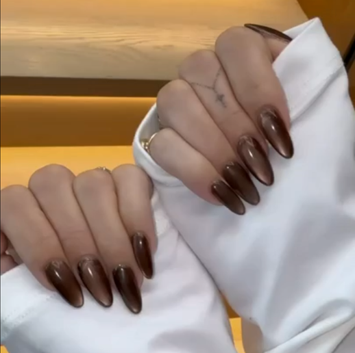Zola Ganzorigt created Vanessa Hudgens' nails for the 2025 Oscars using OPI. - photo courtesy of Zola Ganzorigt